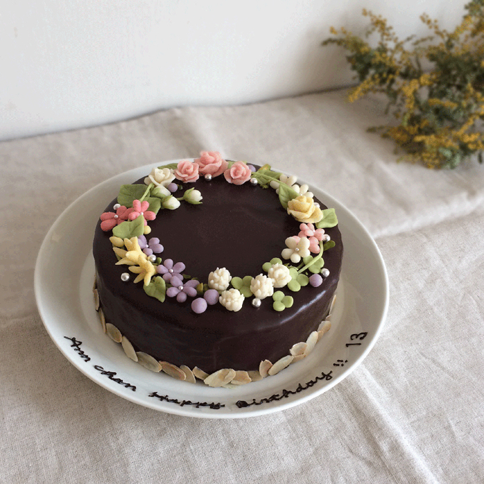 娘の誕生日に作ったケーキ
