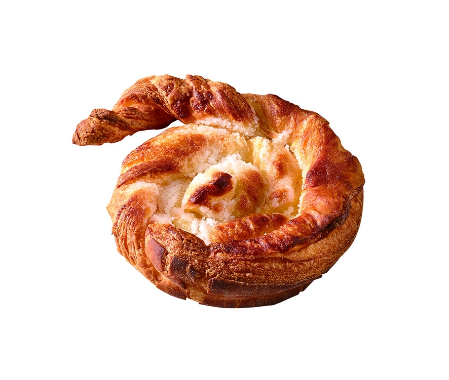 『ブーランジュリーOPERA』シュガークロワッサン 300円/1個【各日限定30個】バターとシュガーの優しい風味が魅力のクロワッサン生地のうずまきパン。