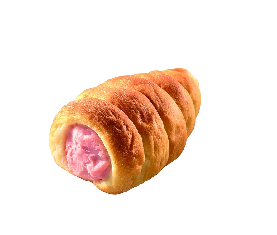 『パンとエスプレッソと自由形、なんとかプレッソ』コロネ(いちご)260円/1個こどもの頃に食べたお菓子を思い出す、いちごチョコクリームのコロネ。