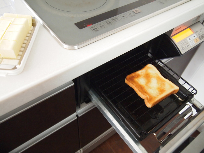 トースター、トースト、パン、焼く、グリル、魚