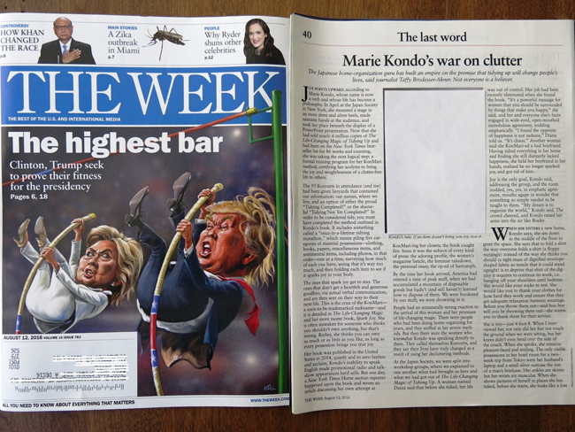 (「THE WEEK」の記事はこちらで読めます https://theweek.com/articles/641018/marie-kondos-war-clutter)