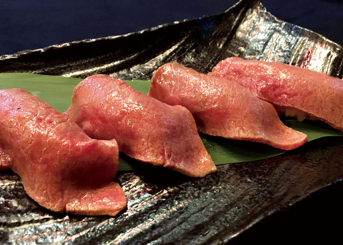 鳥取和牛炙り寿司(炭火焼肉 いまがわ)肉フェス,2019