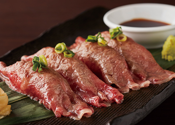 黒毛和牛炙り寿司(銀座WORLD DINER)肉フェス,2019