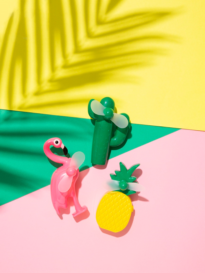 ハンディファン フラミンゴ/カクタス/パイナップル ¥ 700(税込)