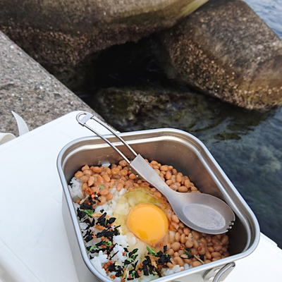 釣りのおともにもTKG。