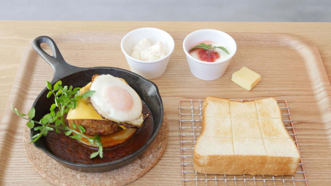 本日の半端ないって食パンランチ(1,280円)