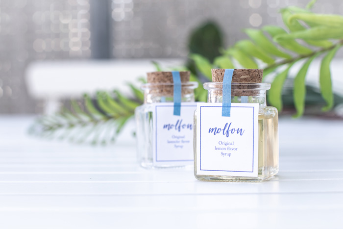 molfon teaと相性抜群な、ほんのりレモンの香るフレーバーシロップ