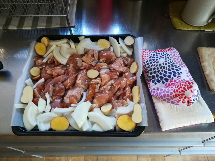 オーブンで焼けば
