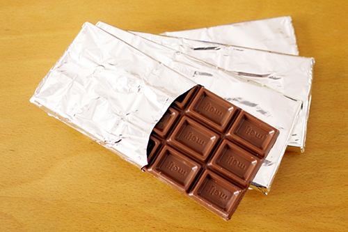 50gほどの板チョコなら4枚分