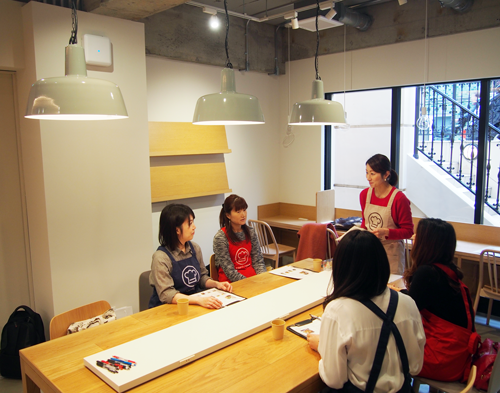 この日はレシピエールのちゅんまっちさん、さとこぱんたーにさん、千尋*さん、ち~SUNさんがスタジオを利用する様子を見学しました。
