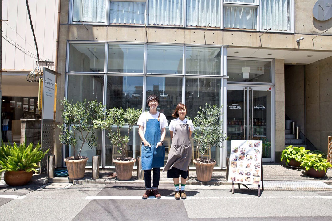 カフェでは、みわこさんの旦那さん・めがね君の焙煎するコーヒーもいただけます