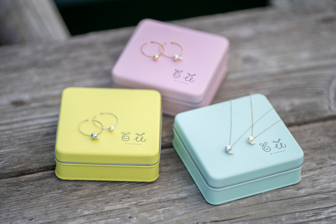 金魚真珠が扱われるのは「百花-HYAKKA-」というシリーズ