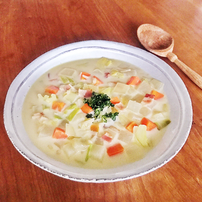 好みで塩コショウを加えて味を調えても◎
