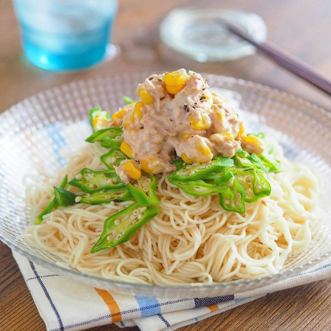 【レシピ】子ども大好き!ツナマヨそうめん