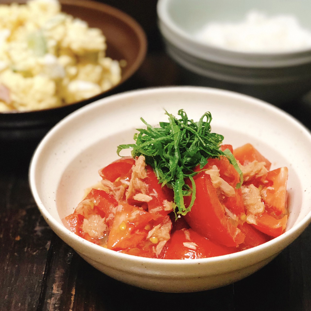 さっぱり爽やか! トマトとツナのうま和え