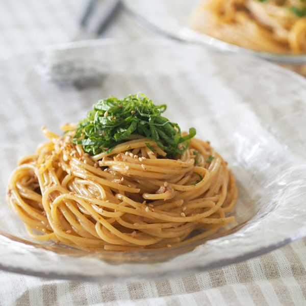 【レシピ】海苔の佃煮を混ぜるだけ。超簡単ツナマヨパスタ