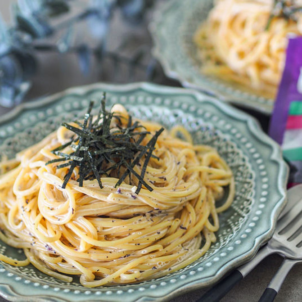 【レシピ】簡単ゆかりマヨパスタ