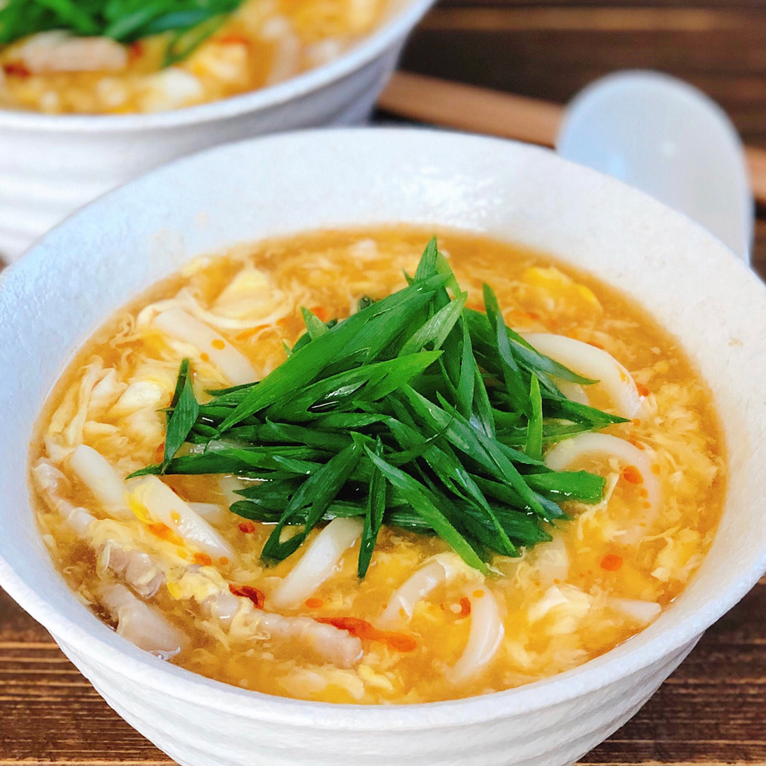 【レシピ】豚肉のサンラータンうどんレシピはテキストリンクまたは上の画像をクリックしてご覧ください