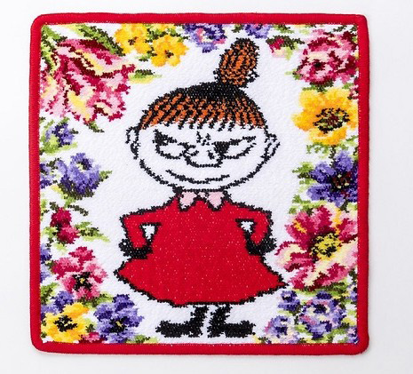 ムーミン×フェイラーハンカチ(リトルミイ 約25×25cm)2,700円