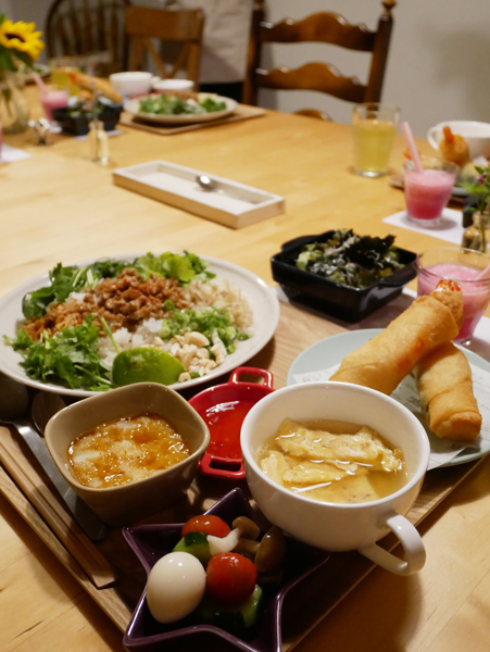 カフェ風にスタイリング