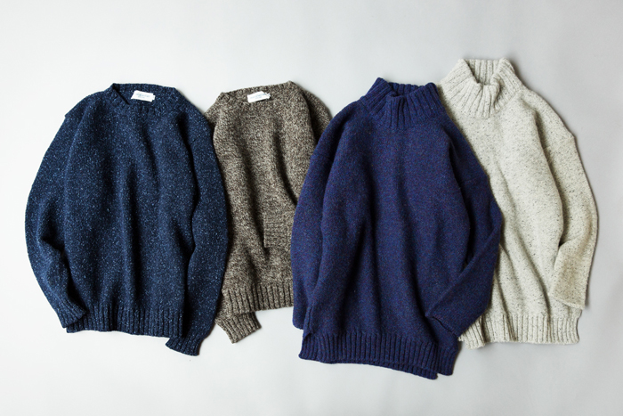 「macalastair」のニット。その他も様々なカラーを展開
