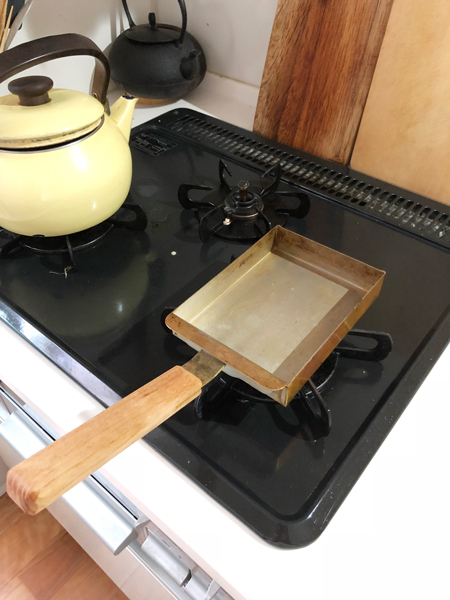 私の一生モノ。銅の卵焼き器